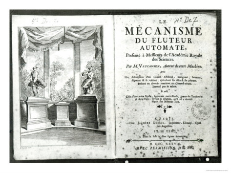 I meccanismi di Jacques de Vaucanson