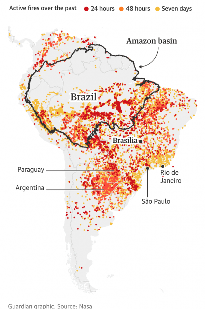 brasile, sud america, incendi, amazzonia, bolsonaro