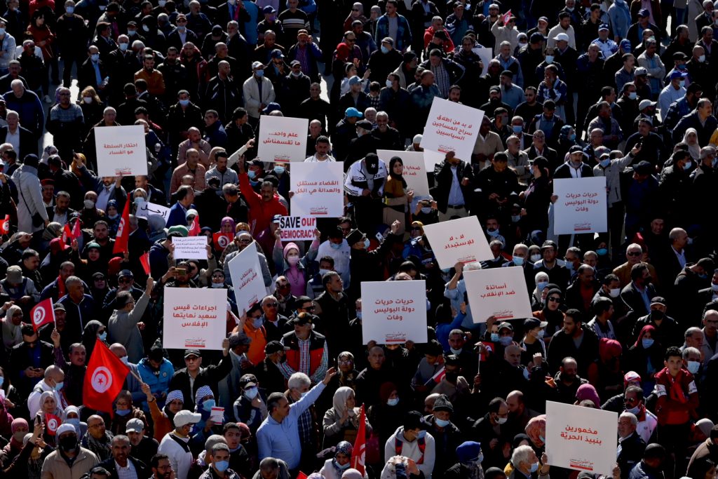 Tunisia società civile Saied manifestazioni