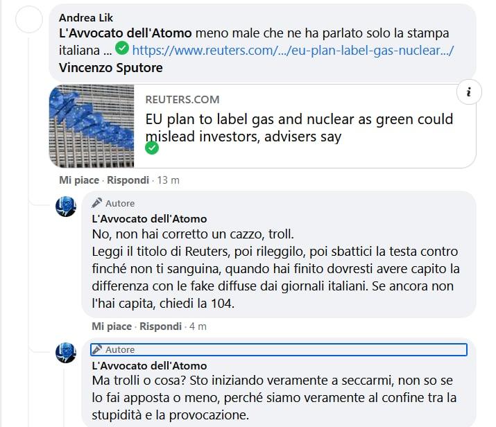 Atomo 104 insulti