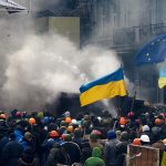 Euromaidan a Kiev. Rivolte in via Hrushevsky