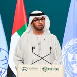Il presidente della COP28, Sultan Al Jaber. Hanno suscitato la riprovazione globale le sue affermazioni sulla non scientificità dell'eliminazione dei combustibili fossili entro il 2050.