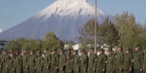 Un gruppo di soldati russi