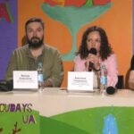 ⁠Gli ex prigionieri politici Maksym Kolesnikov e Maksym Butkevyč discutono di riabilitazione e reintegrazione dei civili ucraini in dialogo con Alona Maksymenko di Center for Civil Liberties al festival Docudays