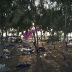 Un'immagine di quel che resta dell'attacco di Hamas del 7 ottobre 2023. Hamas è stato inserito nella black list sulle violenze sessuali nei conflitti