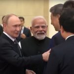 Putin Xi e Modi negli incontri in Cina