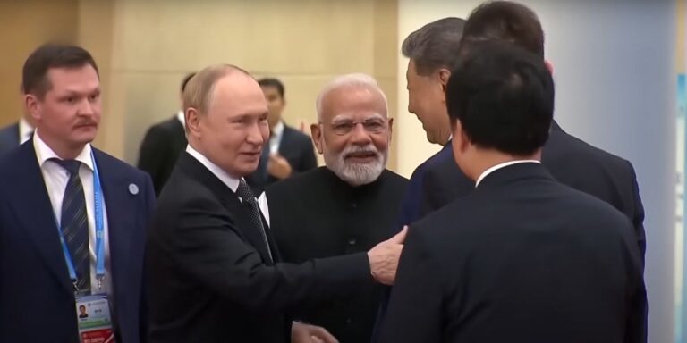 Putin Xi e Modi negli incontri in Cina