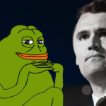 Charlie Kirk accanto a Pepe the Frog