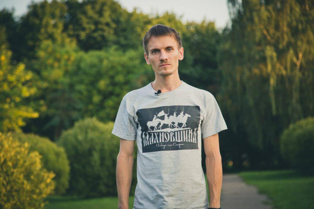 L'anarchico bielorusso Mikola Dziadok