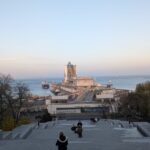 La scalinata Potëmkin, considerata la porta di accesso nella città di Odesa dal mare