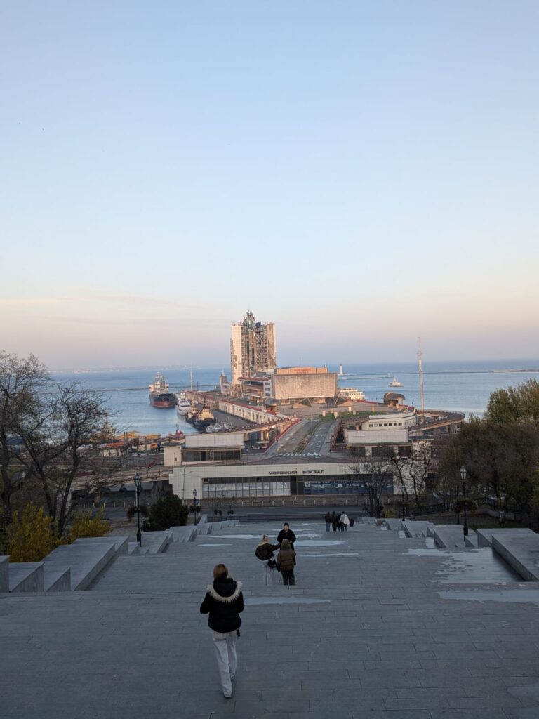 La scalinata Potëmkin, considerata la porta di accesso nella città di Odesa dal mare