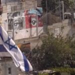 Un'immagine dall'alto di uno dei quartieri di Gerusalemme soggetto a sfratti