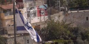 Un'immagine dall'alto di uno dei quartieri di Gerusalemme soggetto a sfratti