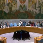 Un momento del voto della risoluzione 2803 dell'ONU su Gaza