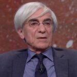 Il prof. Angelo D'Orsi durante un intervento a Di Martedì su La7