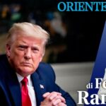 A sinistra Trump, a destra il giornalista Federico Rampini