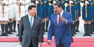 Il presidente cinese Xi Jinping e Maduro